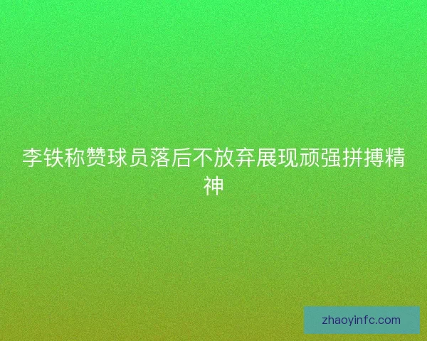 李铁称赞球员落后不放弃展现顽强拼搏精神